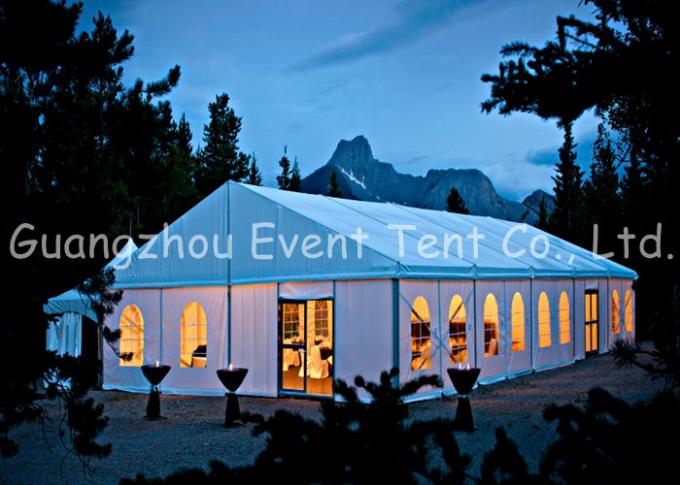 Klares Hochzeitsfest-Zelt des Dach-20x30 im Freien mit heißem Bad galvanisierte Stahlrohre