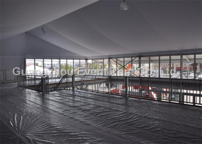Balkon-Doppeldecker-Zelt im Freien transparent mit Geschoß zwei für Sitze 500+