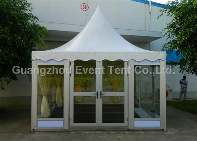Hochzeits-Pagodenzelt großer Aluminiumstruktur von 10 x 10 m großes für Verkauf mit weißer Abdeckung