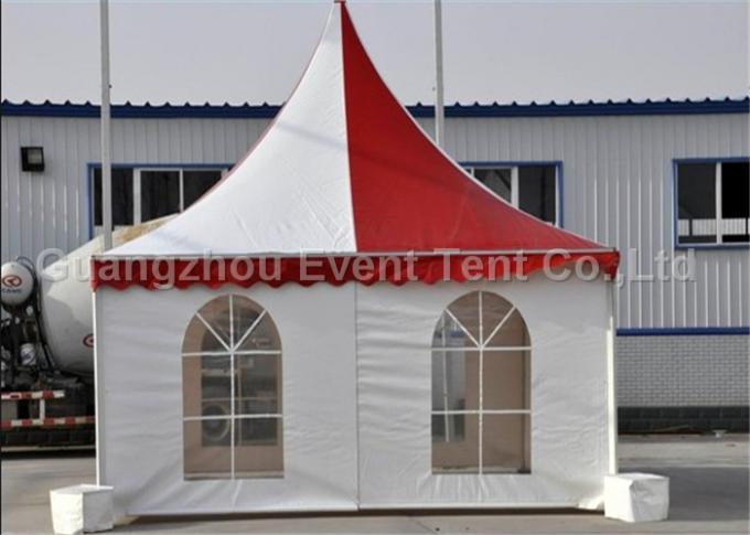 Arabisches Zelt pogada professionelle Überdachung der hohen Spitze 4 x 4m Aluminiumrahmenzelt
