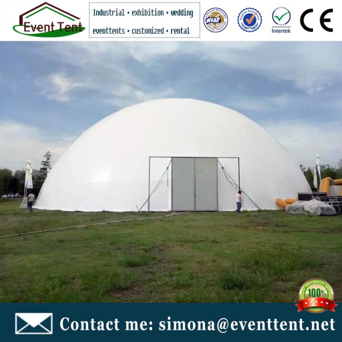 Kundenspezifisches Vergnügungspark-großes Hauben-Zelt, Metallgeodätische kuppel für Sportzentrum