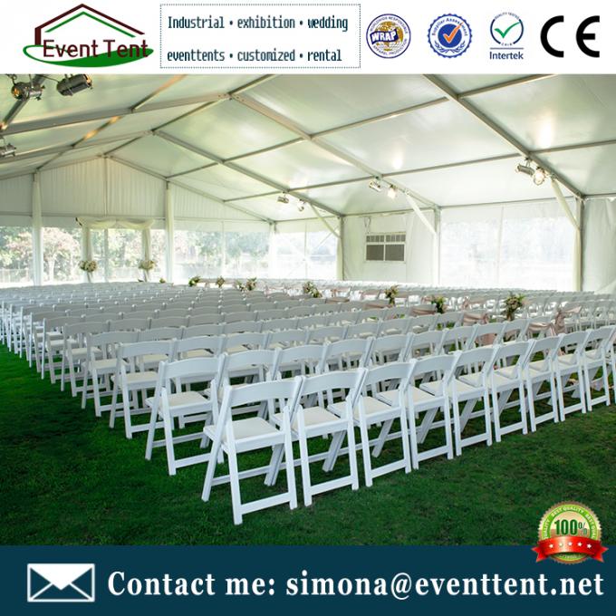 Beständiges PVC-Dach-Hochzeits-UVzelt feuerverzögernd, großes Feld-Zelt für Kampieren das im Freien
