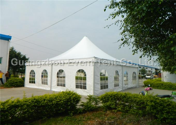 Pagodenzelt Ausstellung 6x6m PVCs im Freien mit PVC-Fensterverkauf