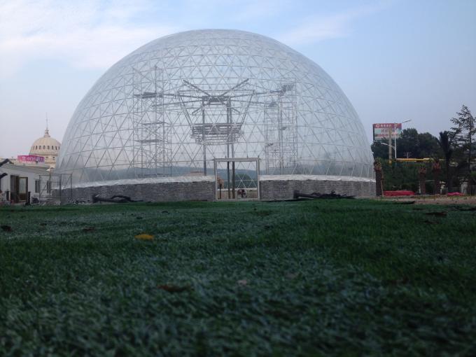 Wasserdichtes transparentes Zelt-Ereignis-Zelte PVC-geodätischer Kuppel im Freien