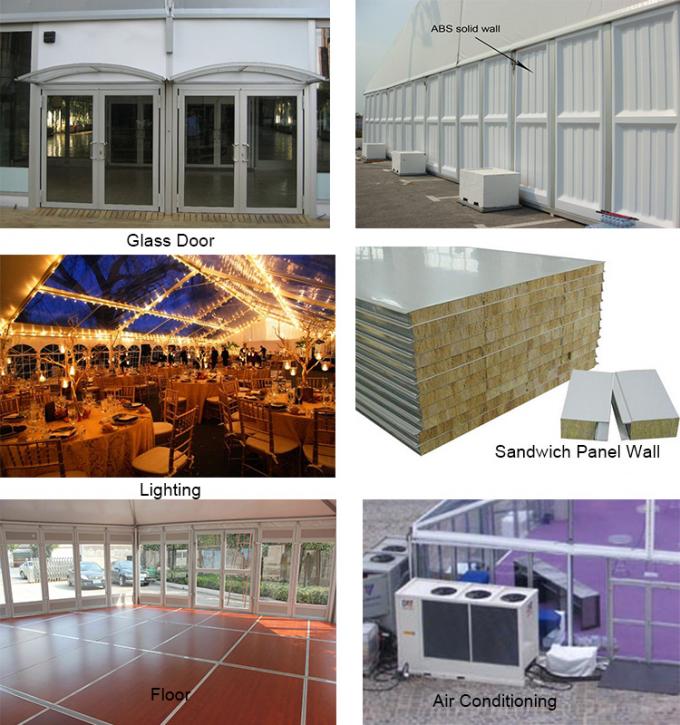 10x10m feuerverzögerndes Zelt im Freien, Konferenz/Ausstellung/Messen-Zelte