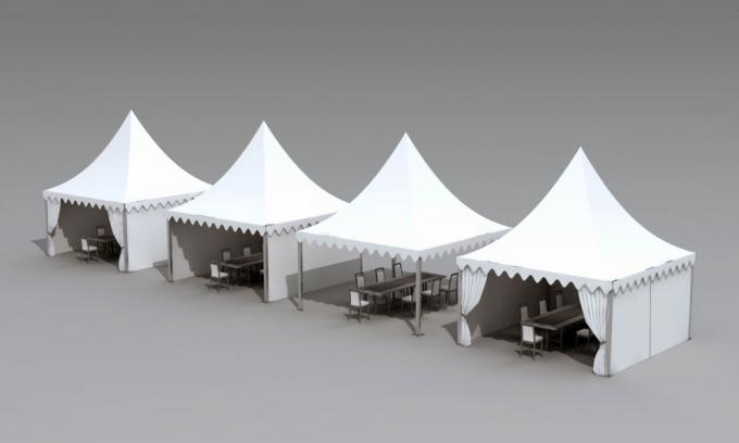 Luxushohe Spitzen-Pagoden-Hochzeitsfest-Überdachungs-Zelt des garten-6x6