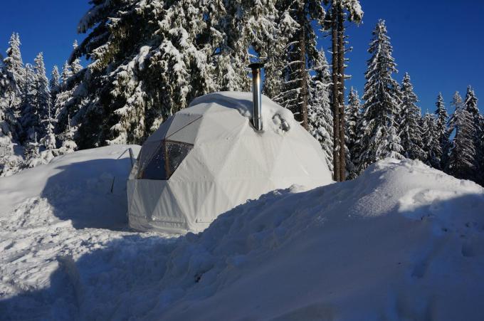 Snowproof-Winterurlaubsort-Geo-Hauben-Zelt-Iglu-Campingzelte 200 Kg/Sqm