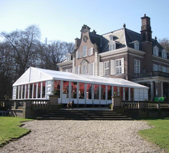 Transparentes Hochzeitsfest-Zelt im Freien, Ereignis-Festzeltzelt des klaren Dachs großes
