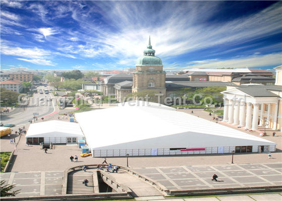 China Große Zelte im Freien für überzogenes Polyester-Gewebe Partei-Kirchen-Vorhang-Dekoration PVCs fournisseur