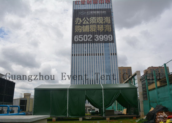 China Grüne Farbe ein Rahmen-Zelt PVC-Gewebe-Vierjahreszeitenzelt für Churtch fournisseur