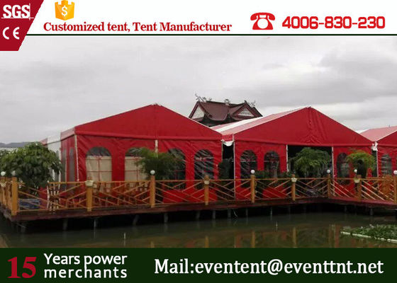 China Modulare Art ein Rahmen-Zelt mit wasserdichtem feuerfestem Meter Structur 25*100 fournisseur