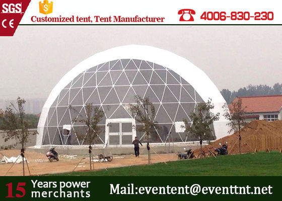 China Durchmesser 25meters weißes PVC-Dach großes Hauben-Zelt für 1000 Menschen fournisseur