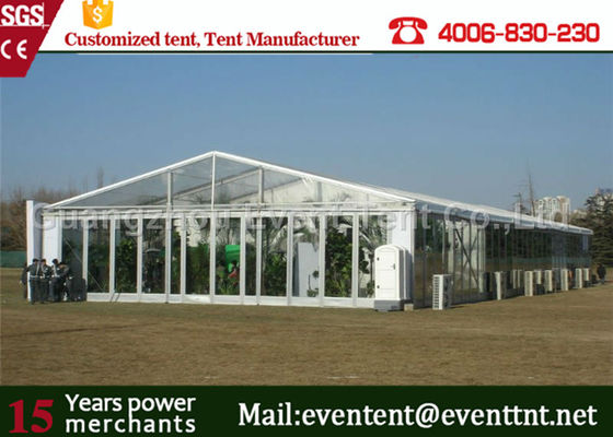 China Klares Dach-Festzelt für 300 Menschen, transparentes Hochzeits-Zelt mit PVC-Gewebe fournisseur