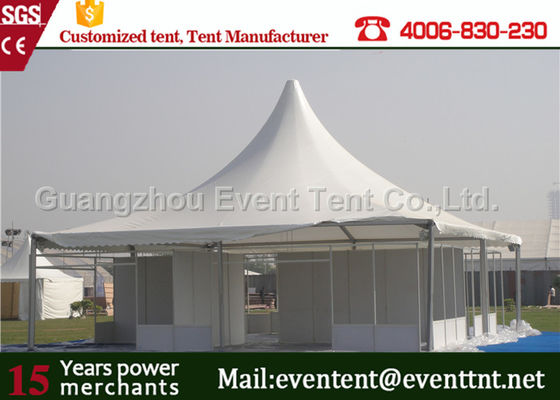 China Beschichtete großes Zelt Pagode der schnellen Installation im Freien mit PVC Polyester-Textilverpackung fournisseur