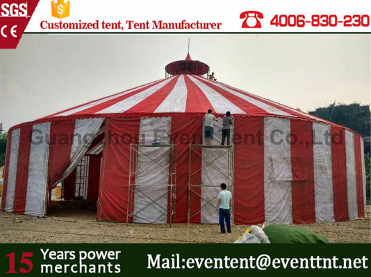 China Schwere Stahlrahmen-kundenspezifische Ereignis-Zelte doppelter Durchmesser PVC-Gewebe-32m für Zirkus-Miete fournisseur