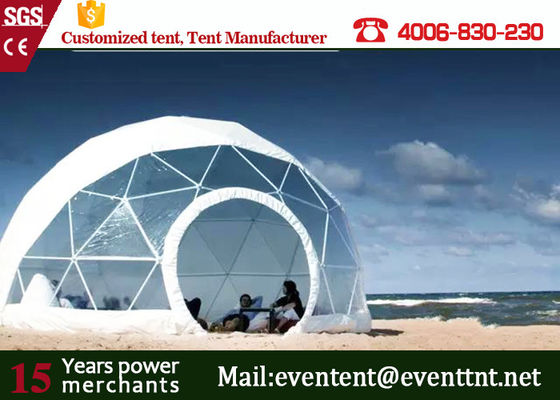 China große Super Dome 3-30m Durchmessers Zelte, transparentes Haubenzelt des freien Raumes für kampierende Familie fournisseur