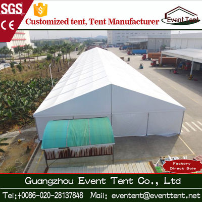China 30m schloss weißes großes Lager-Zelt im Freien 850 G/M - heraus Sonnenschein-Dach-Abdeckung zu fournisseur