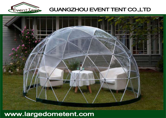China Aluminiumrahmen-großes Glaskuppel-Zelt-Garten-vorfabrizierthaus für Partei fournisseur