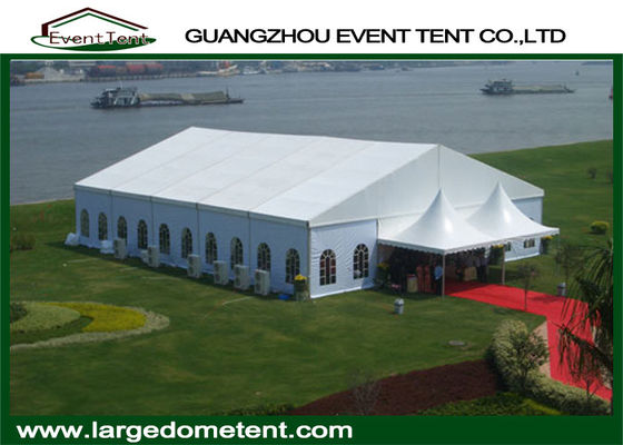 China Große Kapazität königliche Hochzeits-Zelte Waterptoof im Freien mit PVC/Glas-Windows fournisseur