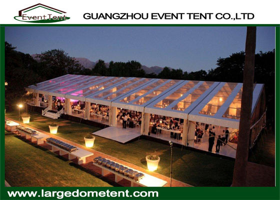 China 600 Menschen kundenspezifische Hochzeitsfest-Zelt im Freien mit transparentem Dach fournisseur