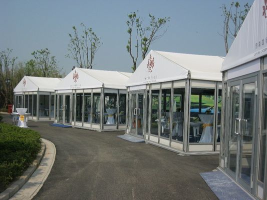 China Klares Hochzeitsfest-Zelt des Dach-20x30 im Freien mit heißem Bad galvanisierte Stahlrohre fournisseur