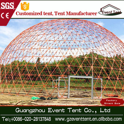 China Durchmesser Zelt der 25-m-großes buntes Zirkus-geodätischen Kuppel für Hochzeitsfest fournisseur