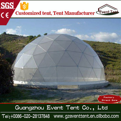 China Stahltransparentes Zelt geodätischer Kuppel rahmen-Stahl-Durchmessers 30m für Ereignisse fournisseur