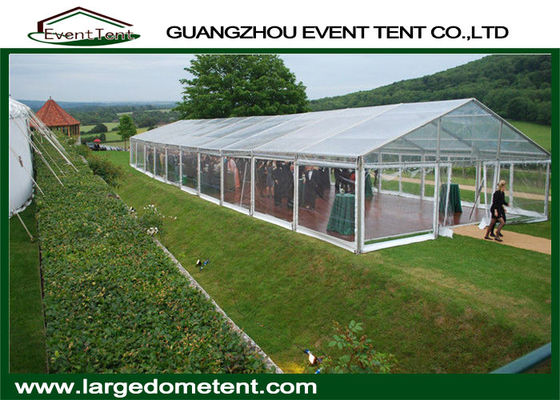 China Klassisches Bankett-große klare Dach-Hochzeitsfest-Zelte mit Glaswand fournisseur