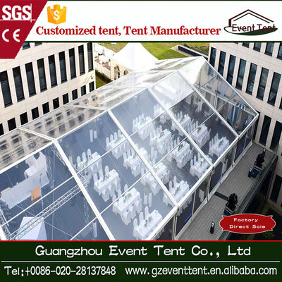 China Große Aluminiumstruktur-weißes transparentes Hochzeitsfest-Zelt für Person 1000 fournisseur