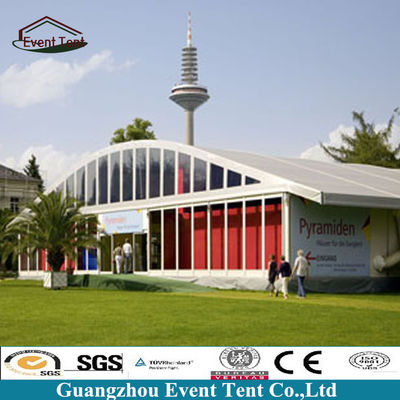China Kundengebundenes 25x80m Bogen-großes Zelt im Freien, Ereignis/Ausstellungs-Zelte fournisseur