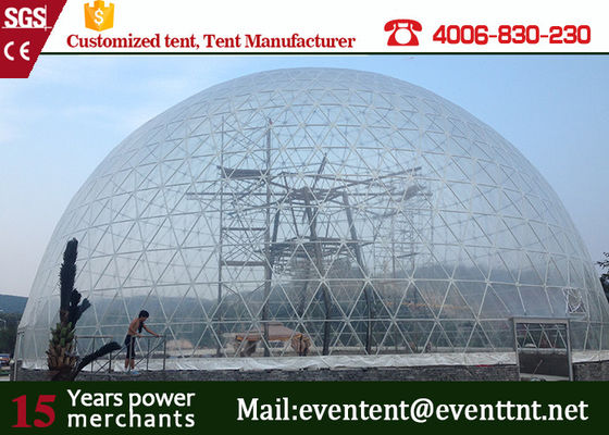 China Transparentes Hauben-Ereignis-Zelt-großes feuerbeständiges mit galvanisiertem Stahlrahmen fournisseur