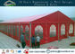 Rotes rahmenneigungsdach-Hochzeitsfestzelt der Farbe 10x40m Aluminium fournisseur