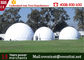 Kundenspezifisches Vergnügungspark-großes Hauben-Zelt, Metallgeodätische kuppel für Sportzentrum fournisseur