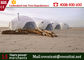 Sonnenblende-Strand-Zelt der Farboptionales geodätischen Kuppel mit überzogenem Gewebe 850 G/M PVCs fournisseur