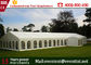 Kundenspezifisches großes weißes Hochzeits-Luxuszelt, äußeres Überdachungs-Zelt mit Wand-Gewohnheits-Fenster fournisseur