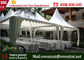 Hochzeits-Pagodenzelt großer Aluminiumstruktur von 10 x 10 m großes für Verkauf mit weißer Abdeckung fournisseur