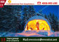 Kundengebundenes weiße Farbgroßes Hauben-Zelt mit wasserdichter PVC-Dach-Abdeckung fournisseur
