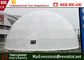 Zelt der Hauben-Schutz-System-geodätischen Kuppel mit heißes Bad-galvanisierter Stahlkonstruktion fournisseur