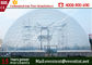 Regnen Sie Schnee-Last Kilogramms der Beweis-weiße geodätischen Kuppel des Zelt-200/Sqm für 1000 Menschen fournisseur