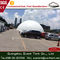 Weißes Luxuszelt der geodätischen Kuppel mit 850g/Sqm doppeltem PVC-Gewebe fournisseur