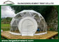 Transparentes Zelt-Gewächshaus 6m geodätischer Kuppel mit PVC Windows fournisseur