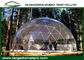 Transparentes der halber Bereich-geodätischen Kuppel PVCs Zelt-Ausstellungs-Festzelt im Freien fournisseur
