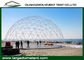 Transparentes der halber Bereich-geodätischen Kuppel PVCs Zelt-Ausstellungs-Festzelt im Freien fournisseur