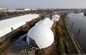 Poweder beschichtete große Hauben-Zelte des Durchmesser-20m Geodestic mit großen Stahlrohren fournisseur