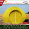 Zweischichtenpvcluxuscampingzelt, kleines gelbes Zelt der geodätischen Kuppel für Wohnzimmer fournisseur
