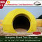 Zweischichtenpvcluxuscampingzelt, kleines gelbes Zelt der geodätischen Kuppel für Wohnzimmer fournisseur