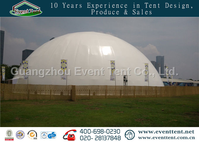 Einfach bauen Sie große Durchmesser des Hauben-Zelt-45m im Freien mit Stahlkonstruktion zusammen