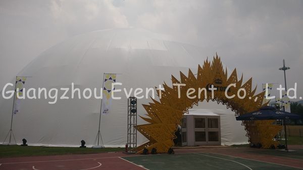 großes Haubenzelt 35m heißes galvanisiertes Stahlrahmen PVC-Dachs für Ereignispartei1000 menschen Kapazität