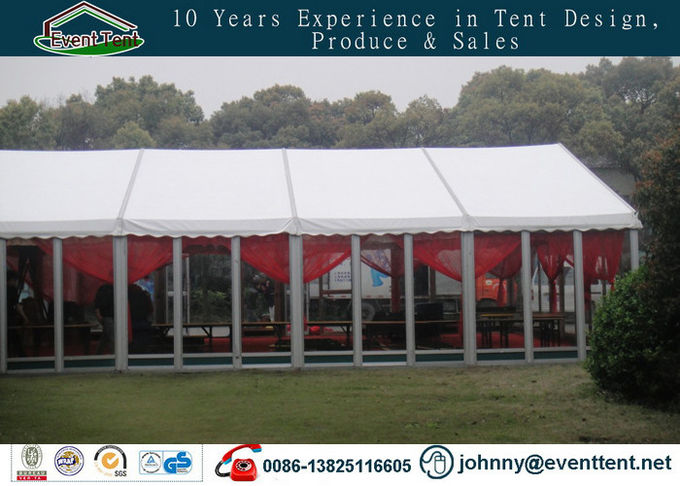 Dauerhafte Hochzeitsfest-/Messen-kundenspezifische Ereignis-Zelte mit transparentem Fenster