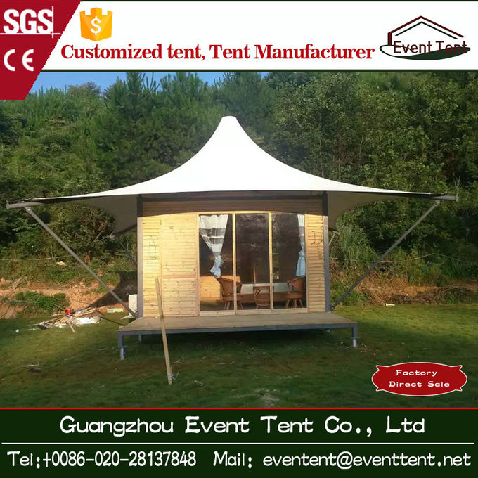 Luxus-Campingzelt des Messen-/Heirats-Teil-6mx6m mit Klarglas-Wänden
